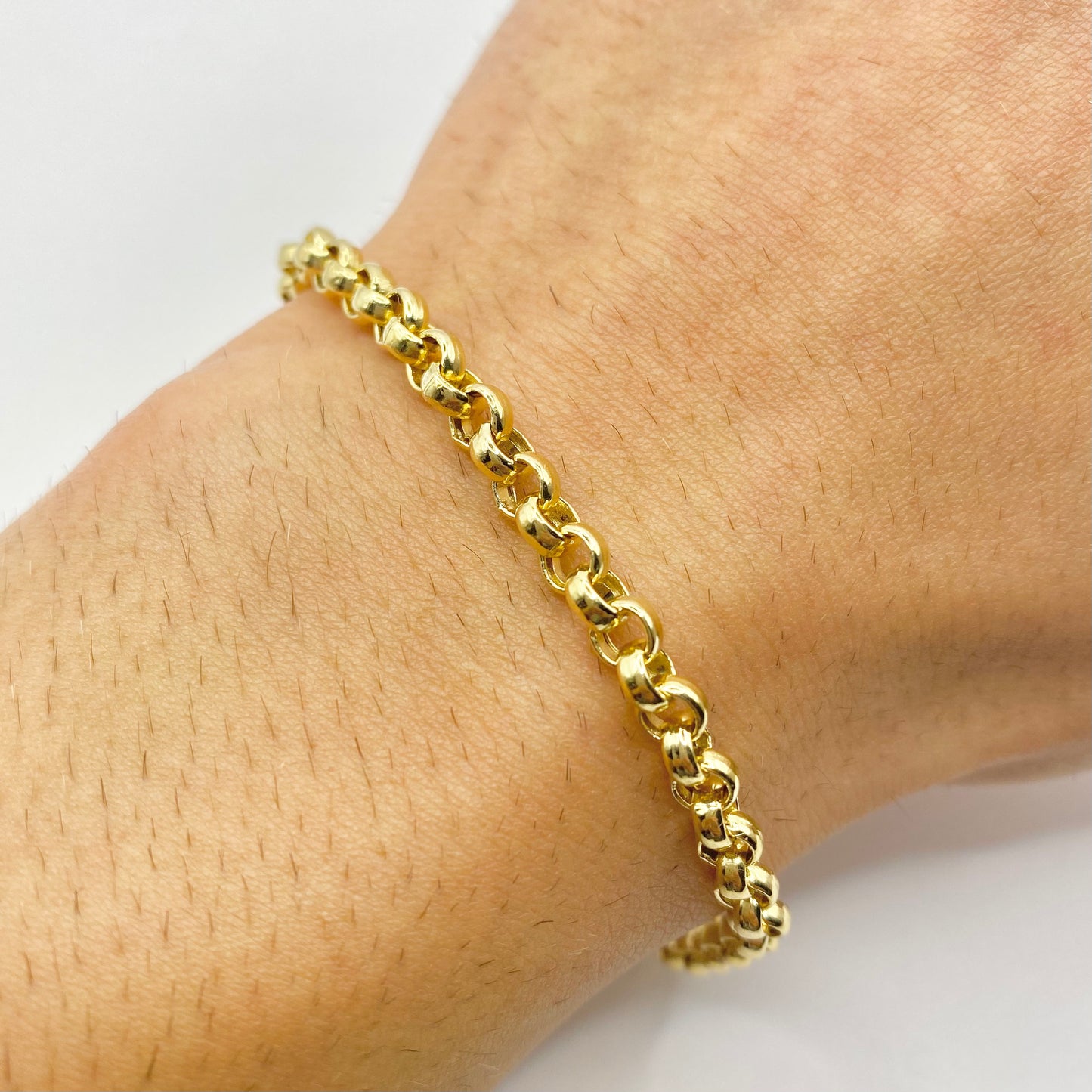 Bracelet Maille Jaseron - Or Jaune 750