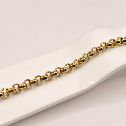 Bracelet Maille Jaseron - Or Jaune 750