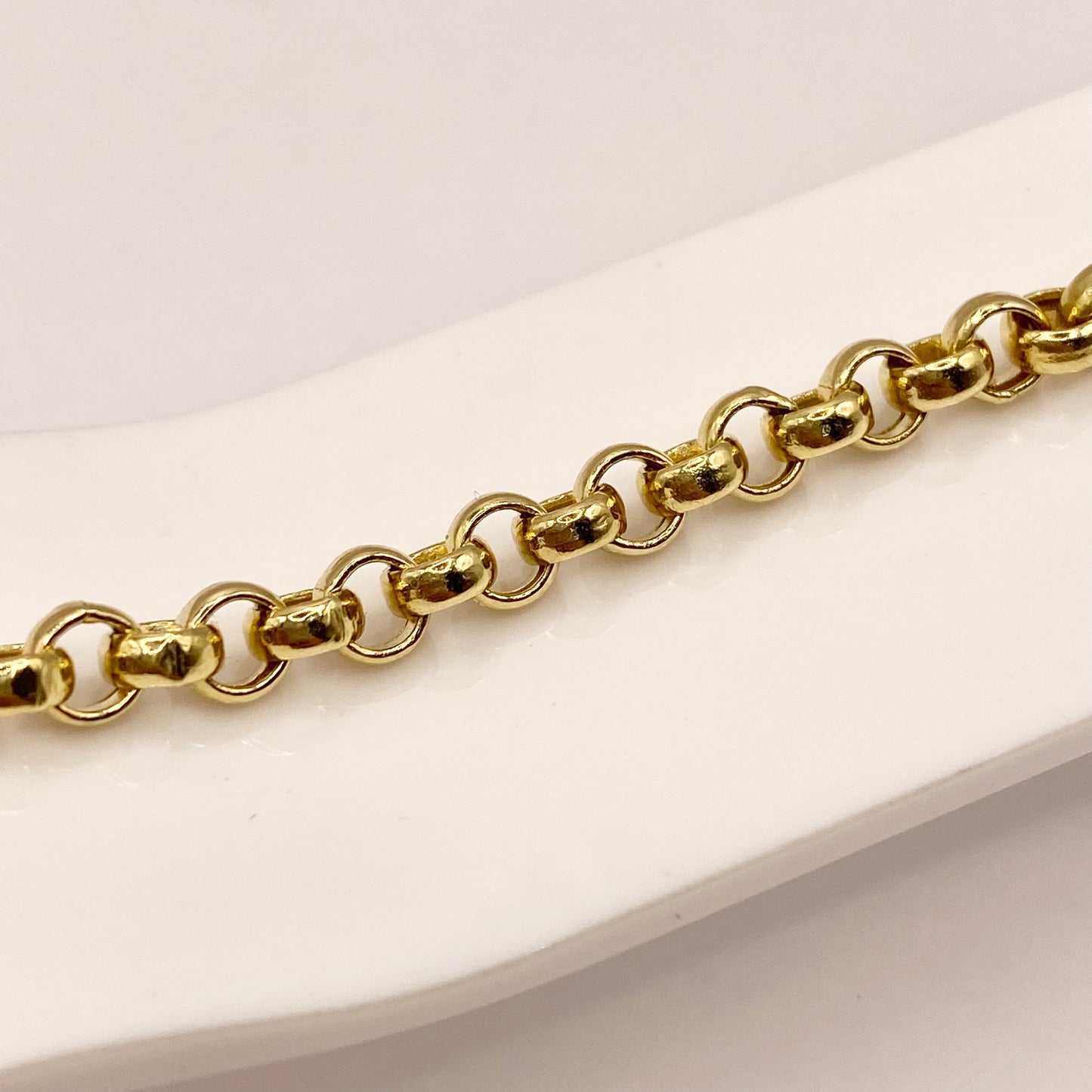 Bracelet Maille Jaseron - Or Jaune 750