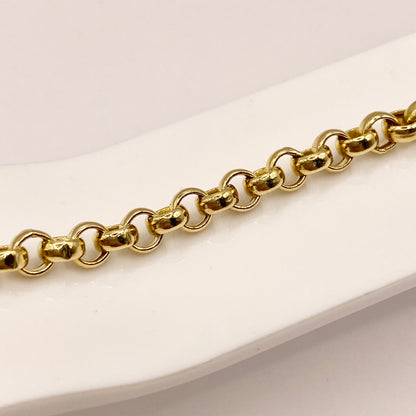 Bracelet Maille Jaseron - Or Jaune 750