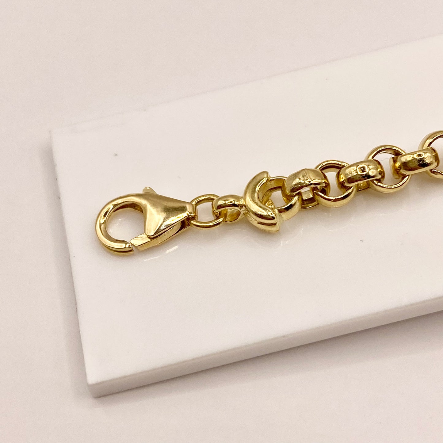 Bracelet Maille Jaseron - Or Jaune 750