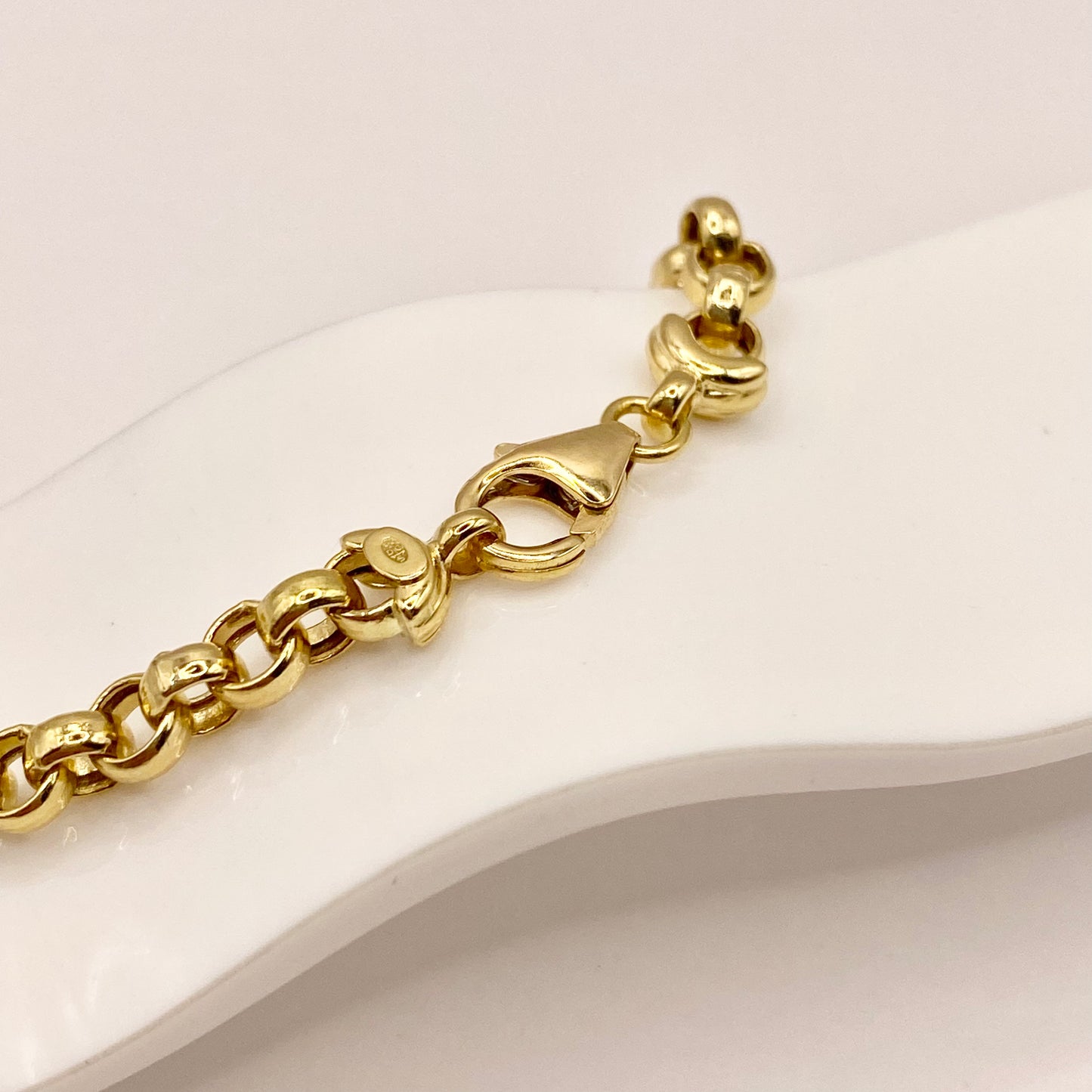 Bracelet Maille Jaseron - Or Jaune 750