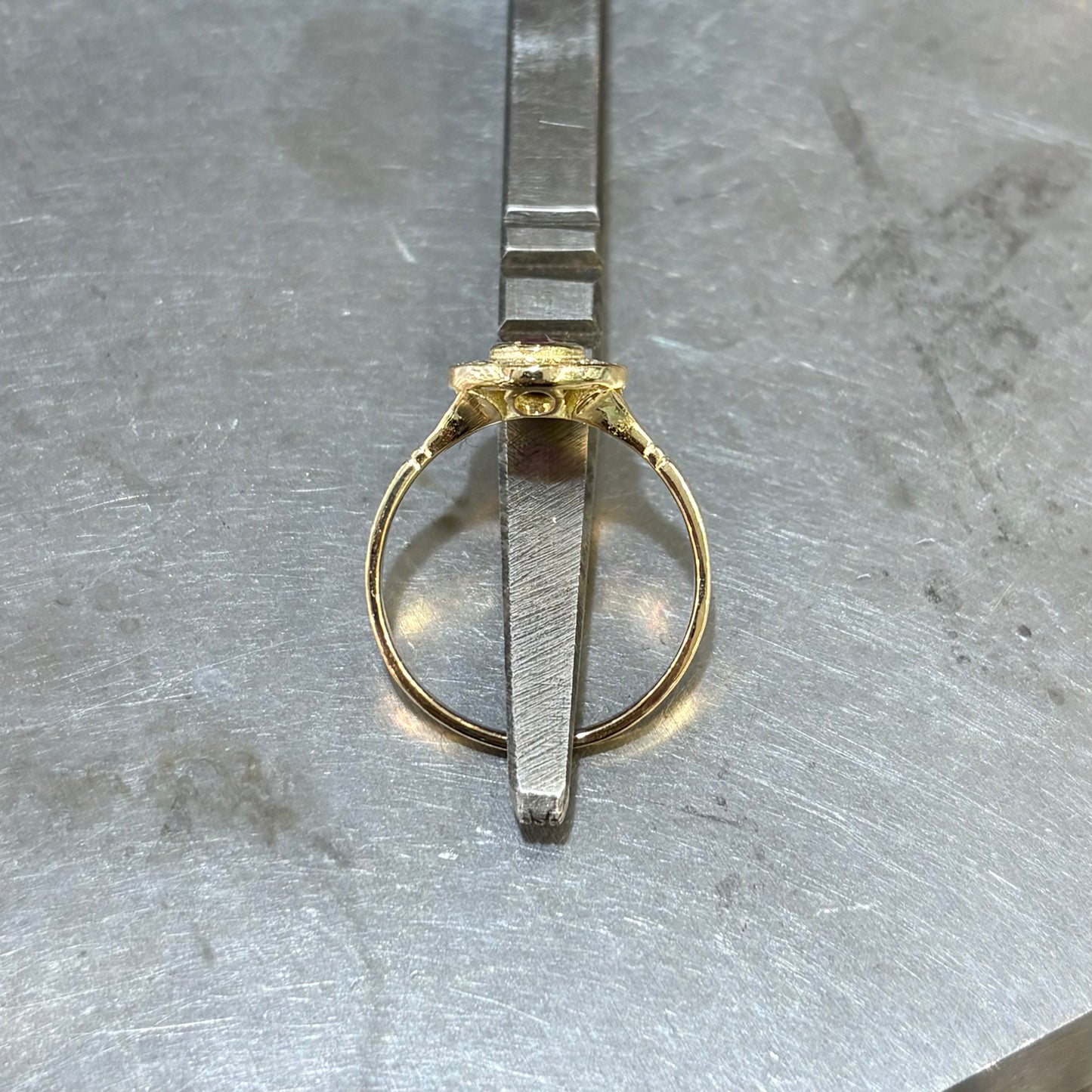 Bague Marguerite - Or Jaune 750 Rubis & Diamants