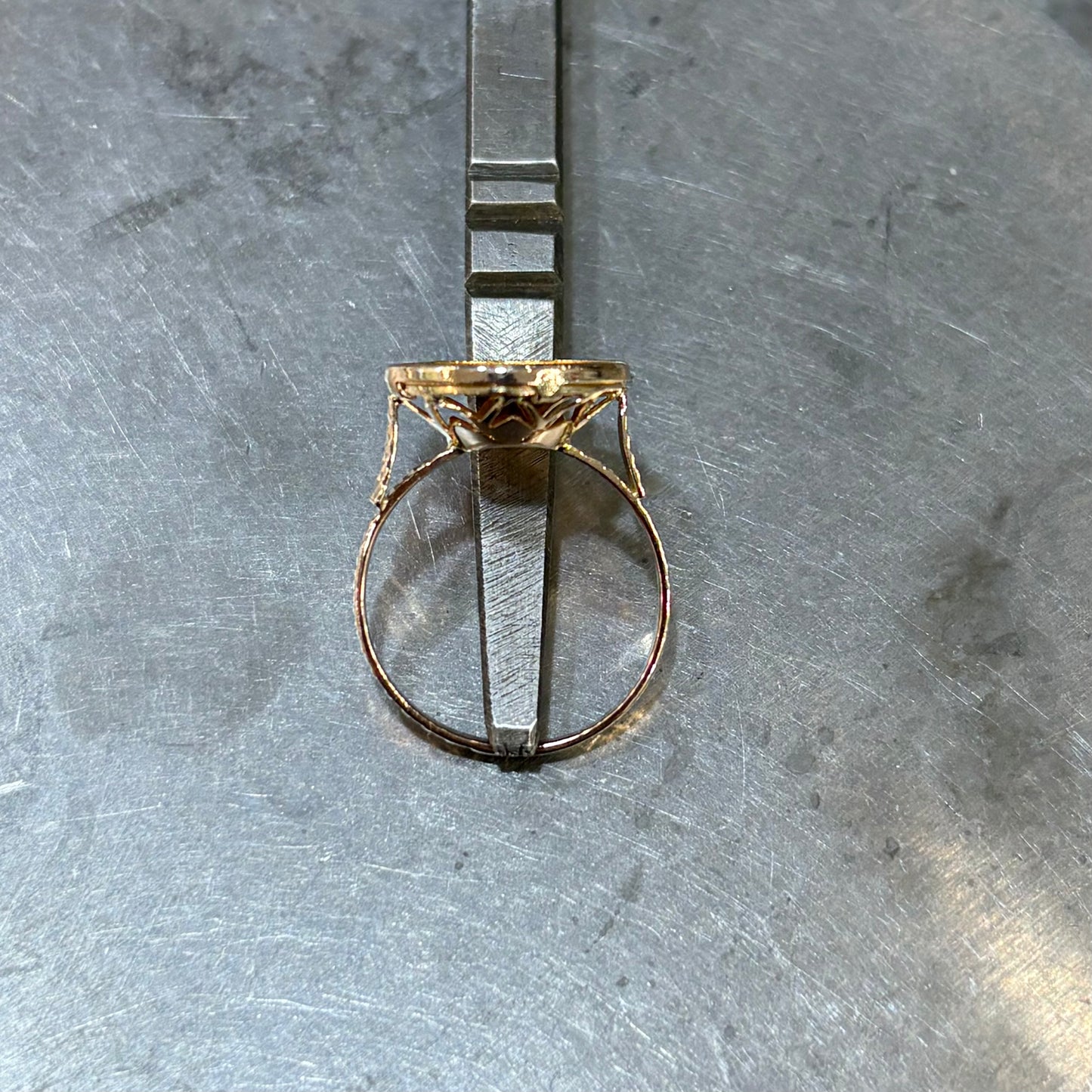 Bague Pièce - Or Jaune 750 & Pièce Dos Pesos