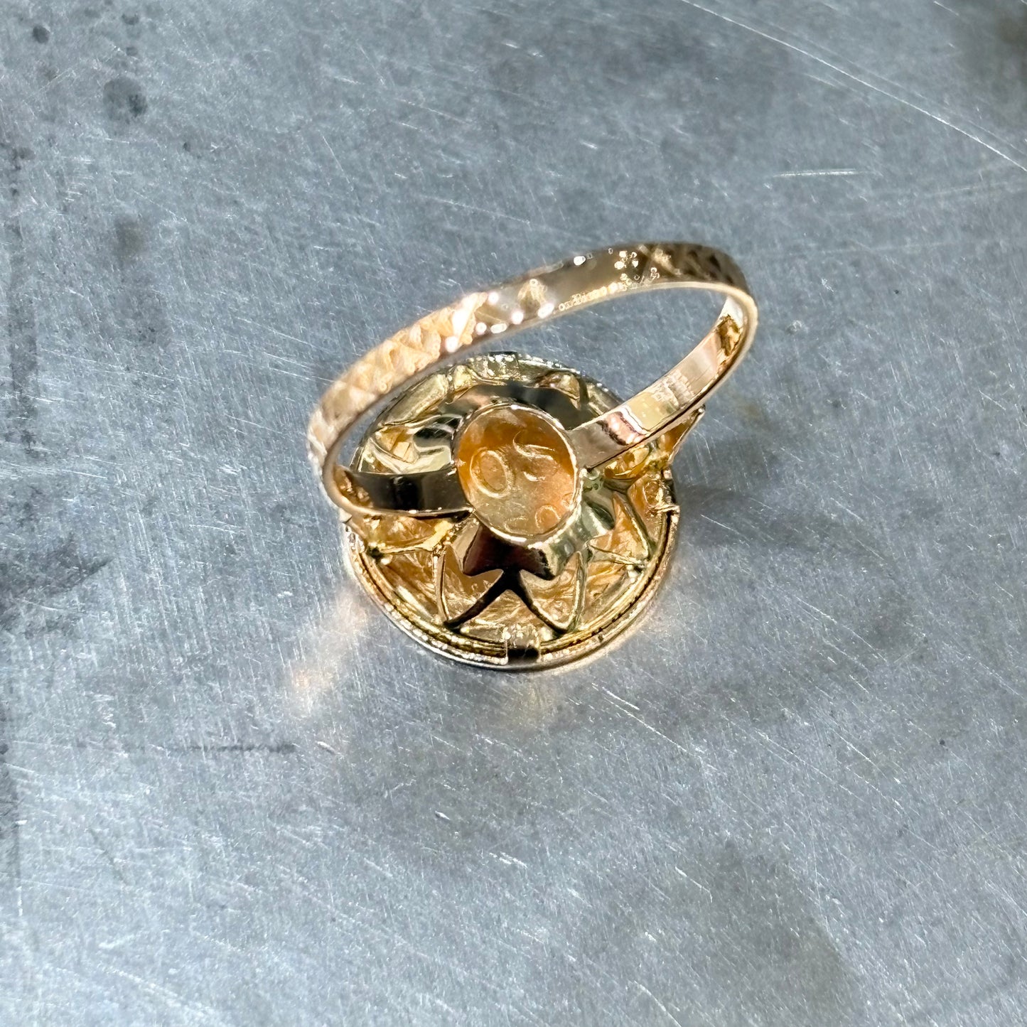 Bague Pièce - Or Jaune 750 & Pièce Dos Pesos