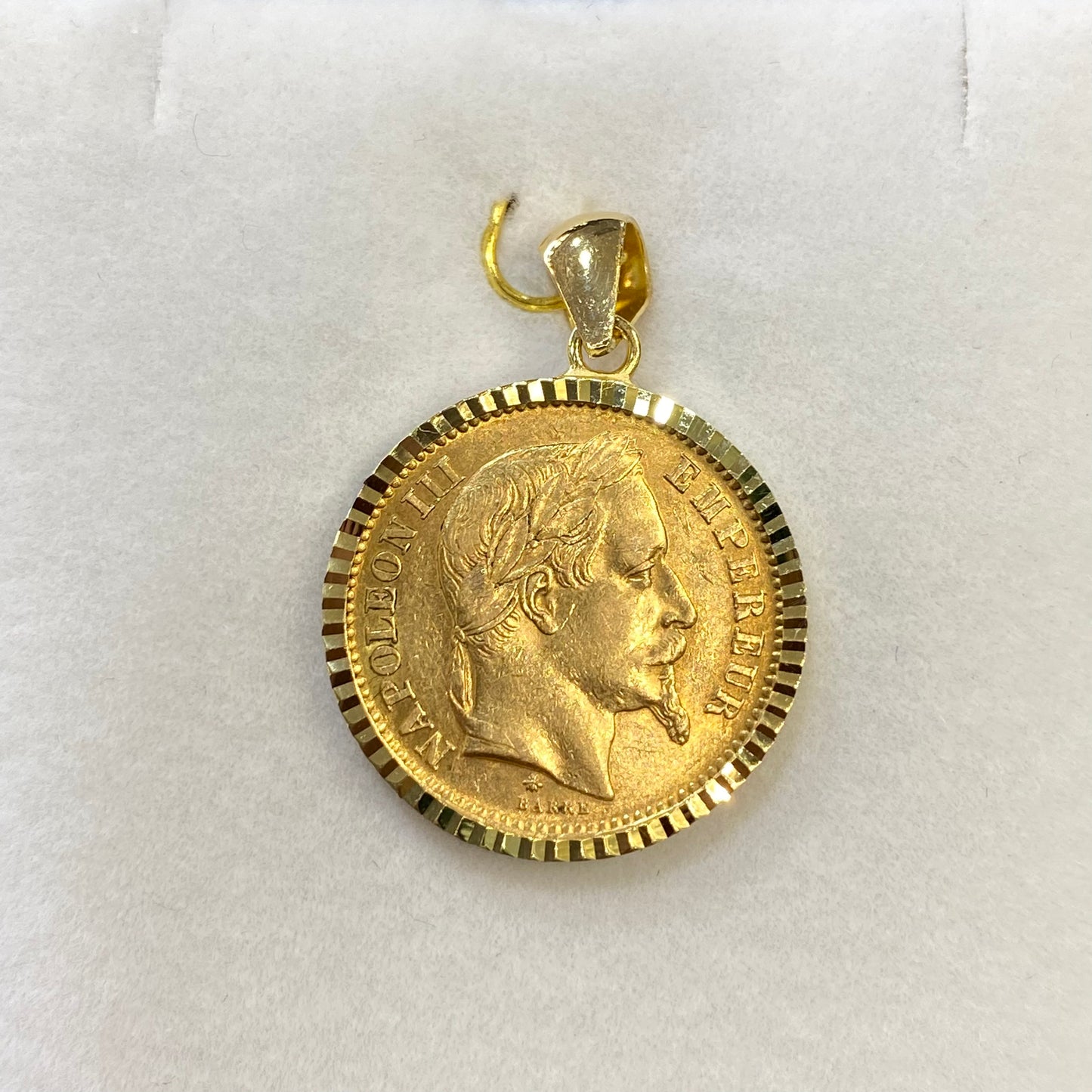 Pendentif Pièce - Or Jaune 750 & Pièce 20 Francs Napoléon