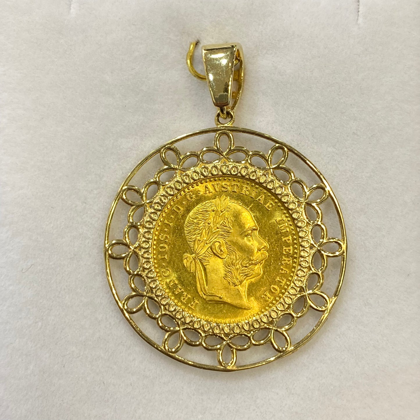 Pendentif Pièce - Or Jaune 750 & Pièce 1 Ducat