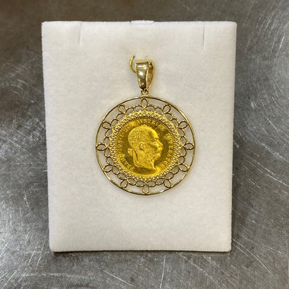 Pendentif Pièce - Or Jaune 750 & Pièce 1 Ducat