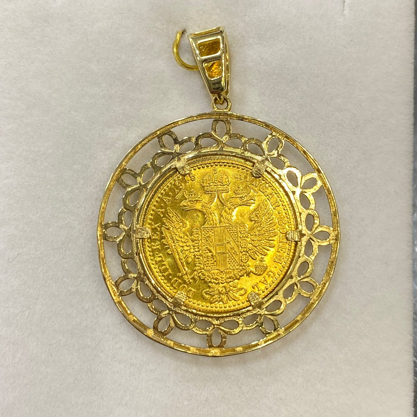 Pendentif Pièce - Or Jaune 750 & Pièce 1 Ducat