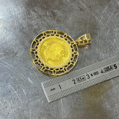 Pendentif Pièce - Or Jaune 750 & Pièce 1 Ducat