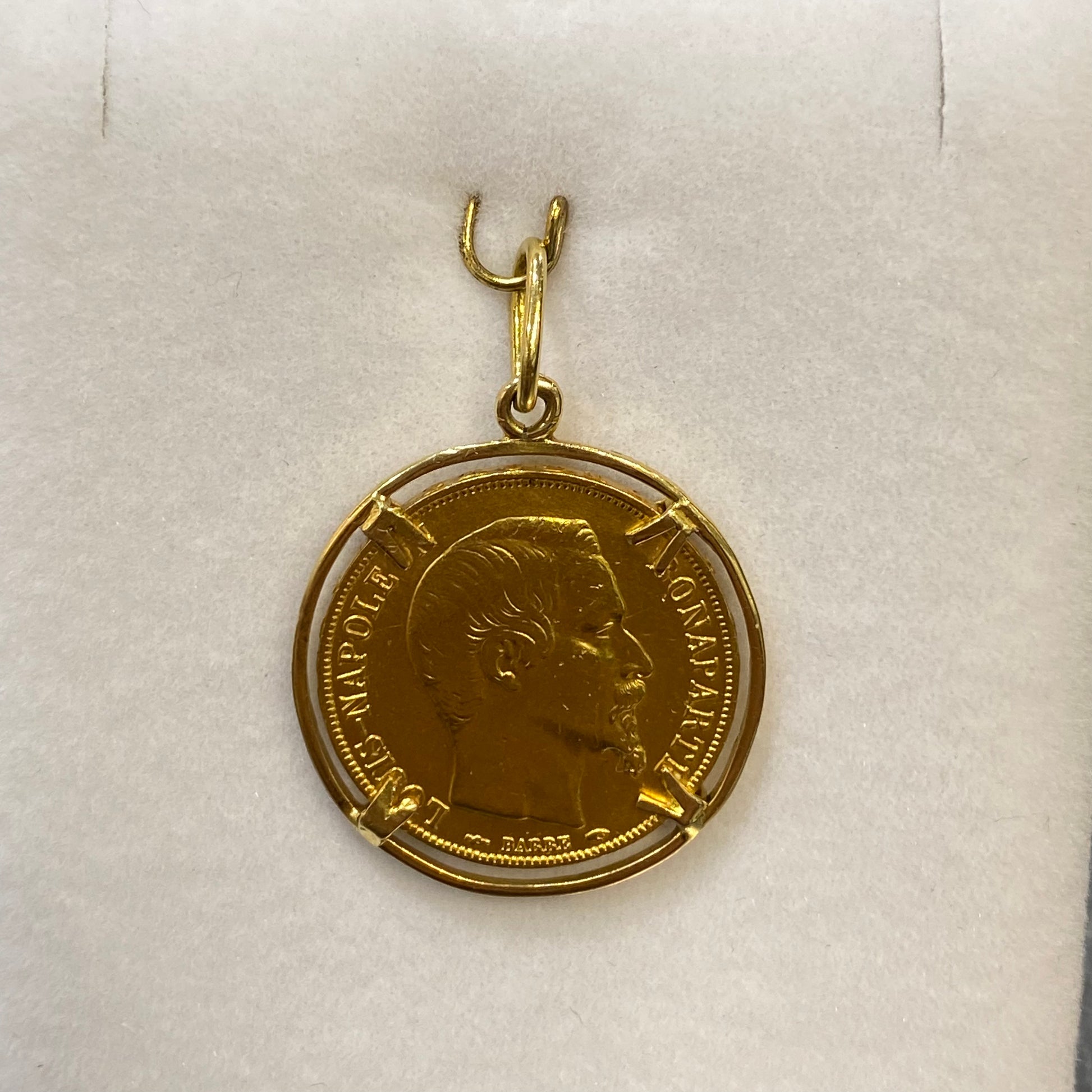 Pendentif - Or Jaune 750 & Pièce 20 Franc Napoléon Occasion