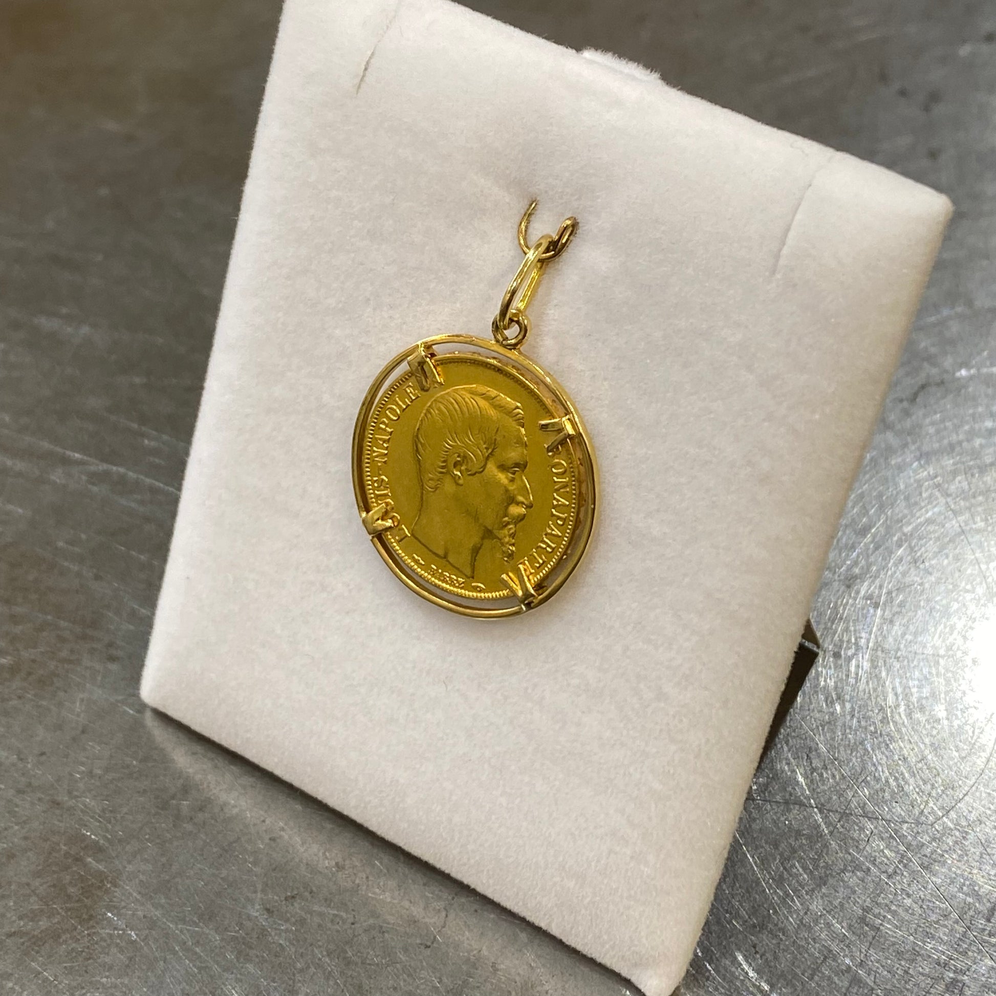 Pendentif - Or Jaune 750 & Pièce 20 Franc Napoléon Occasion