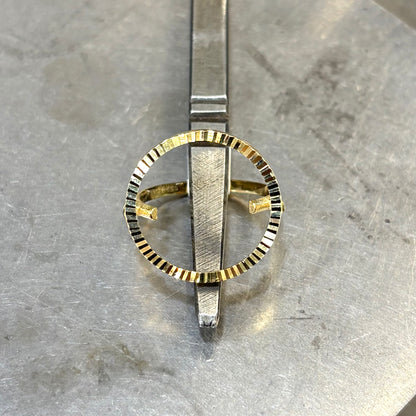 Monture Bague Pièce 10 Francs - Porte Pièce Or Jaune 750