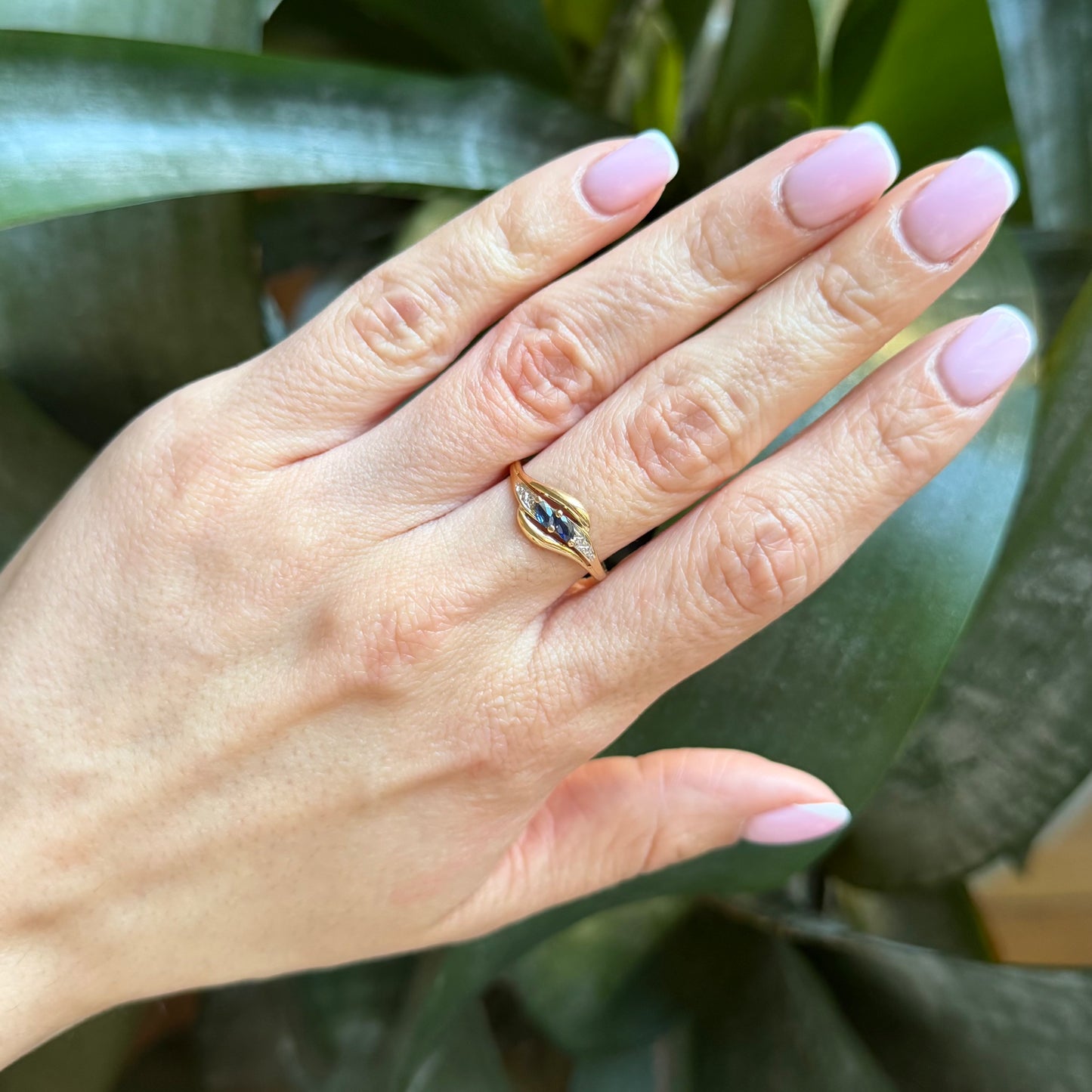 Bague Reflet - Or Jaune 750 & Saphirs