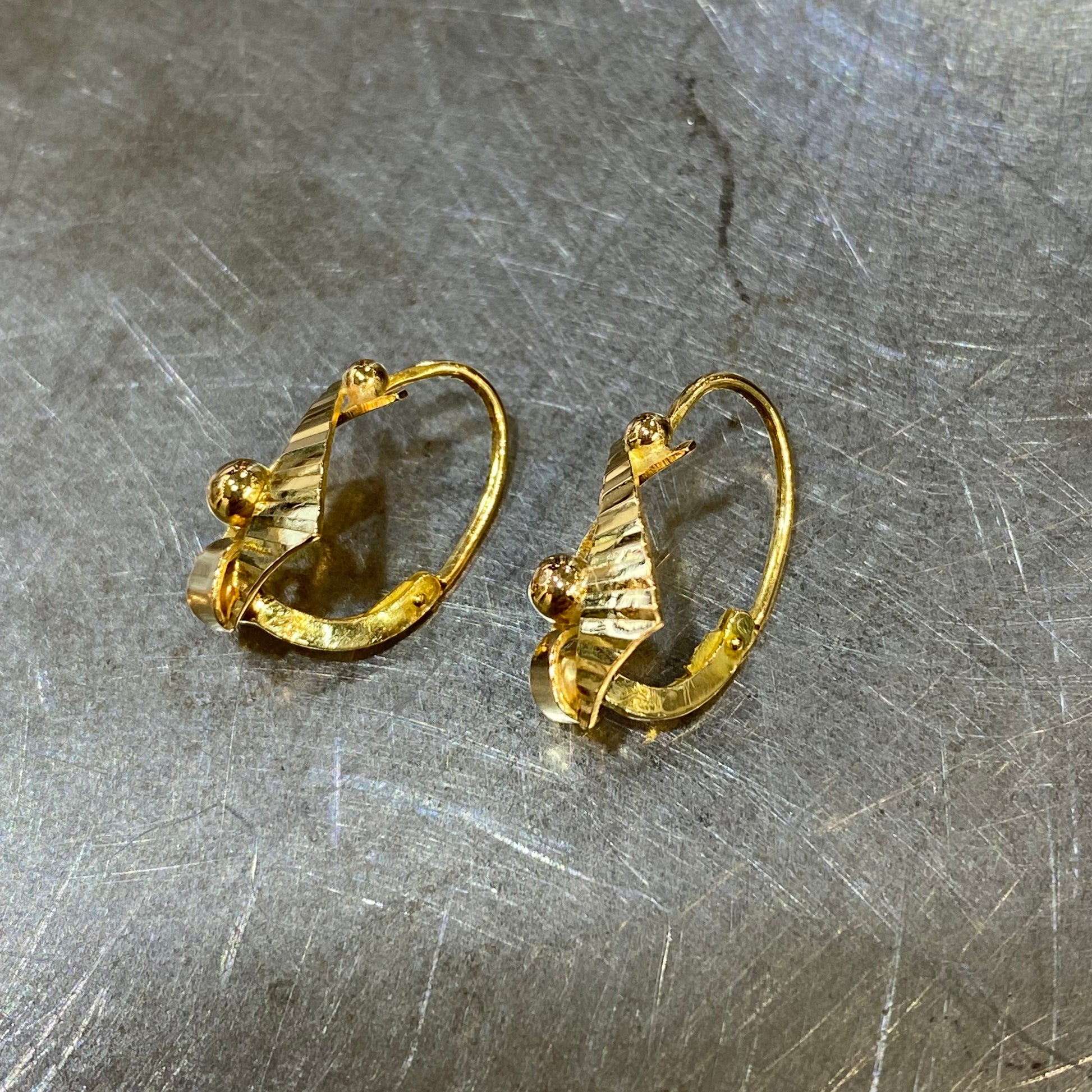 Boucles D'Oreilles - Or Jaune 750 Occasion