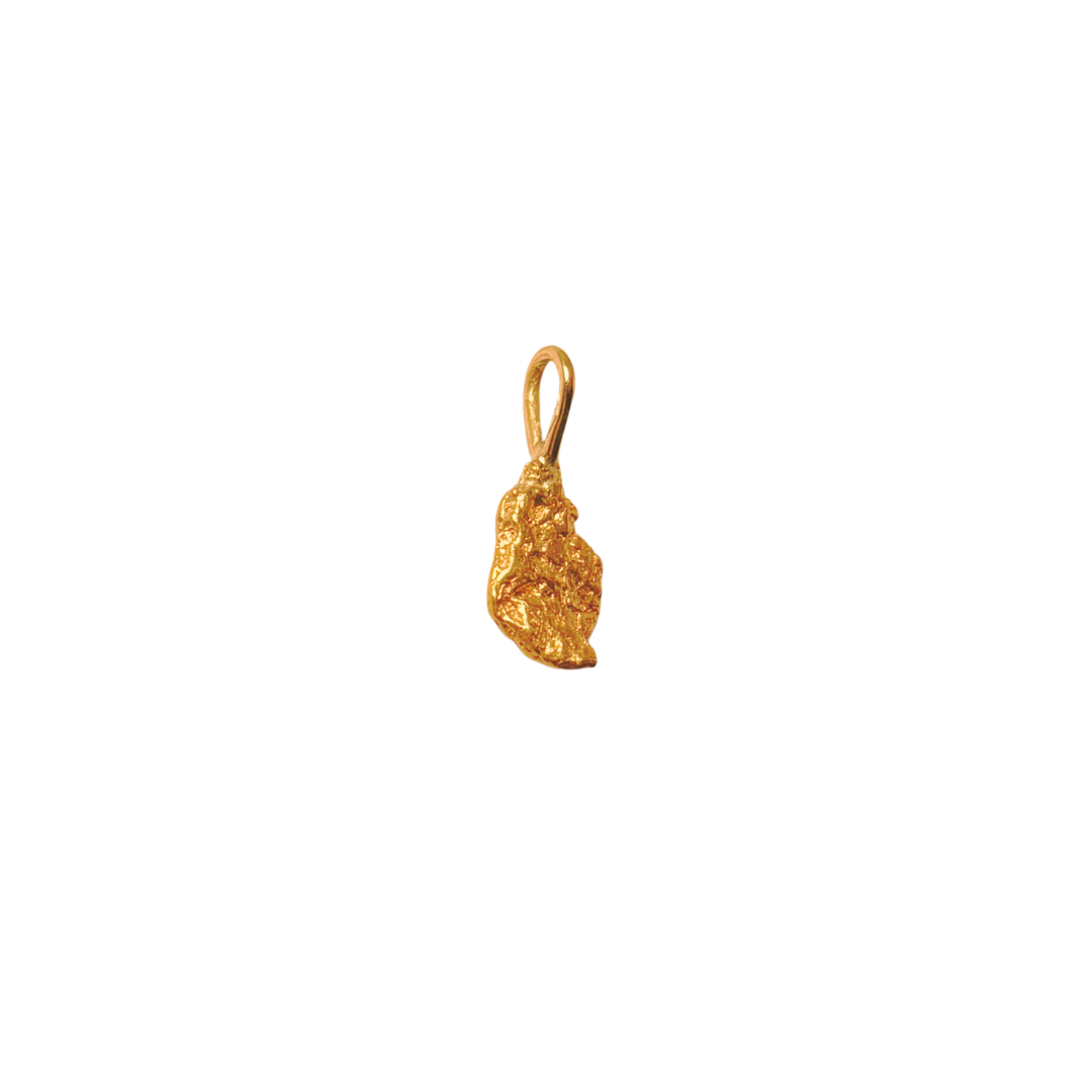 Pendentif Pépite Naturelle - Or Jaune 999/1000