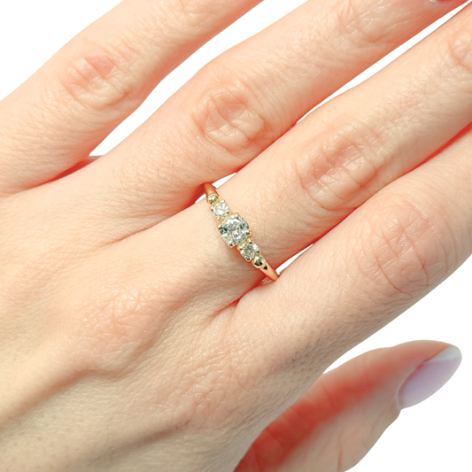 Bague Ponyo - Or Jaune 750 & Diamants