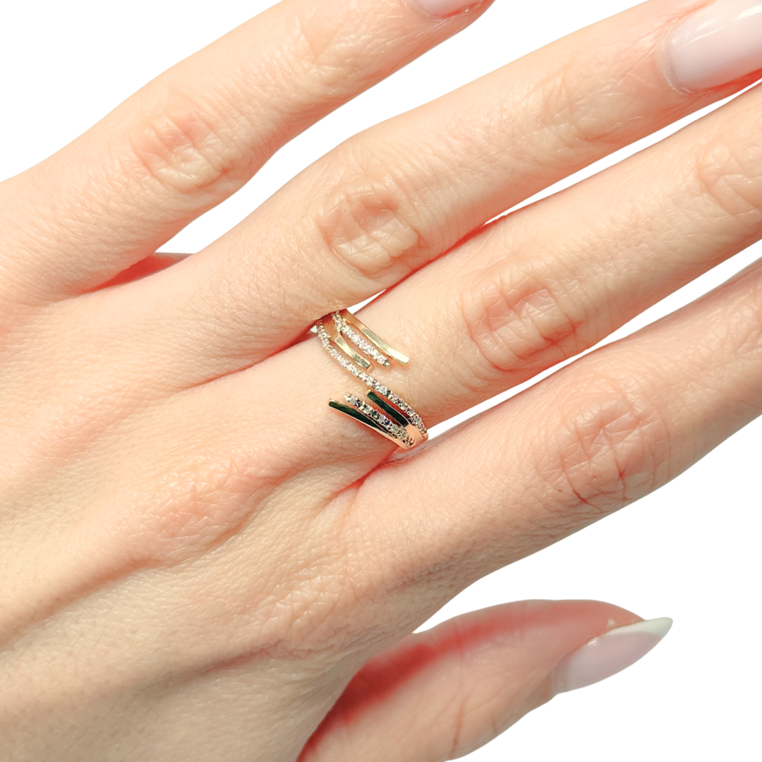Bague Reflet - Or Jaune 750 & Diamants