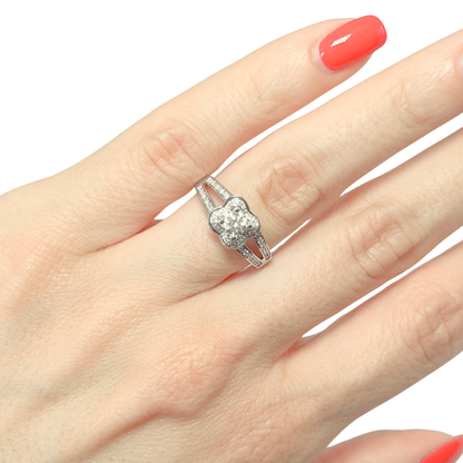 Bague Mauboussin Chance of Love N°3 - Or Blanc 750 & Diamants