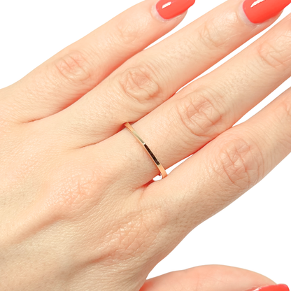 Bague Triangle - Or Jaune 750