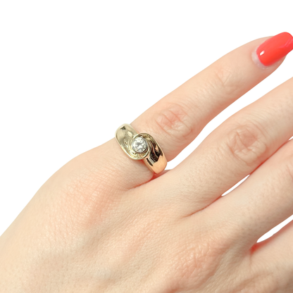 Bague Tourbillon - Or Jaune 750 & Diamant