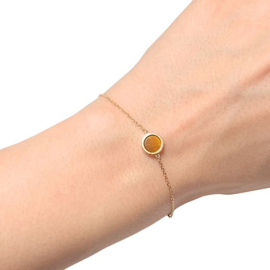 Bracelet Oeil de Tigre - Or Jaune 750