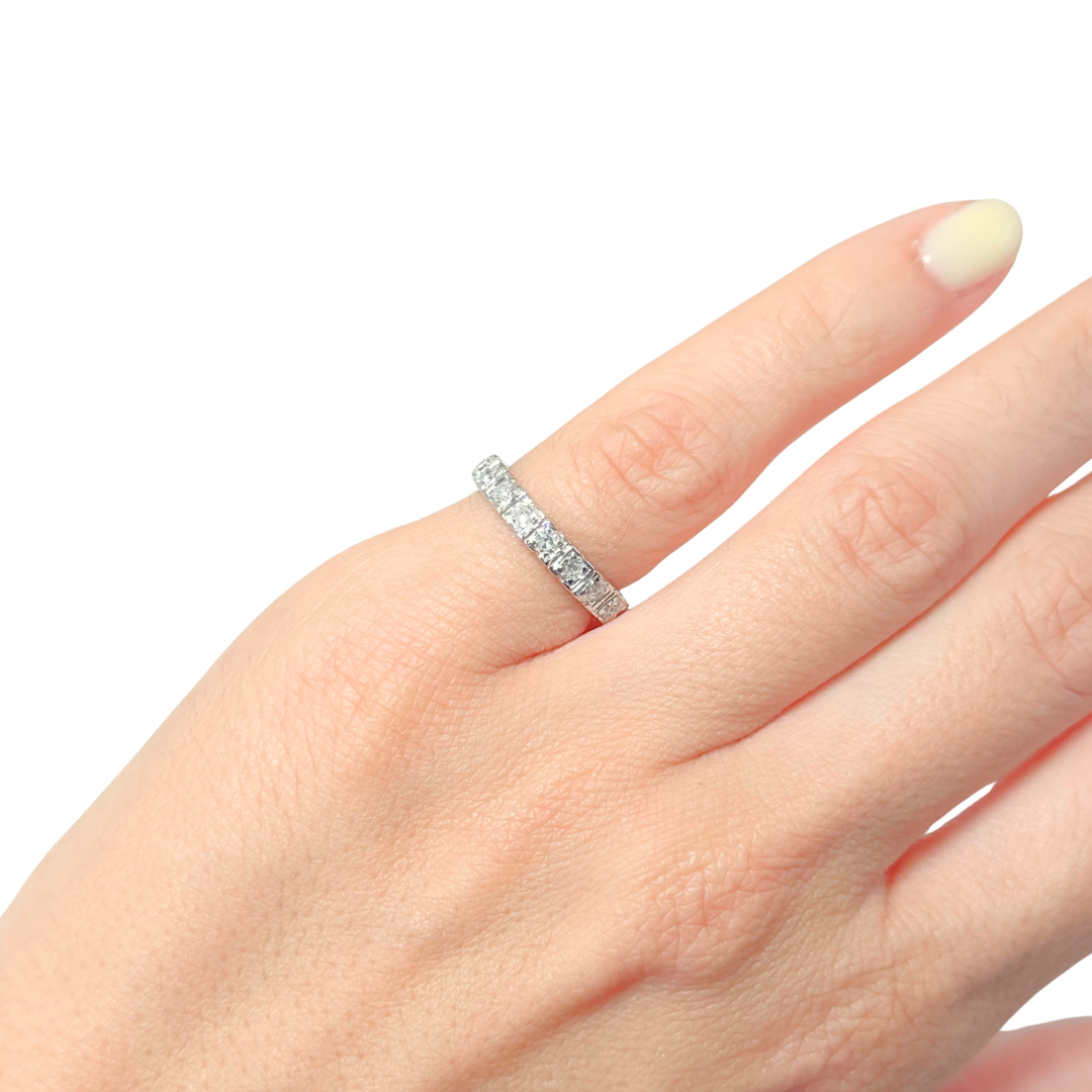 Bague Alliance - Platine 950 & Diamants