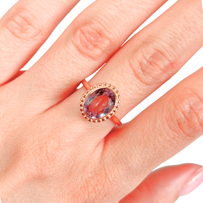 Bague Vintage - Or Jaune 750 & Améthyste