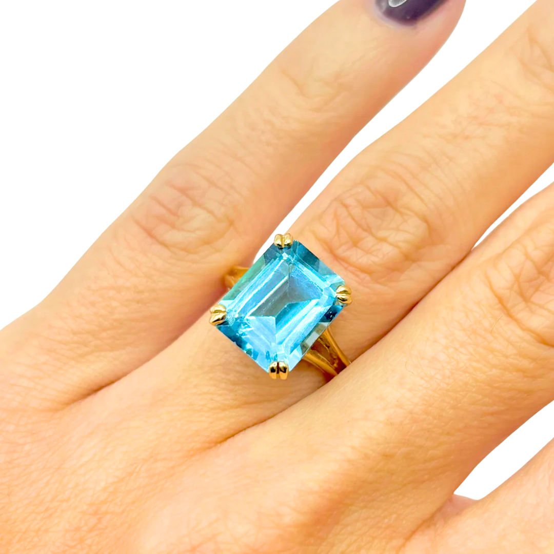 Bague Lapuna - Or Jaune 750 & Topaze