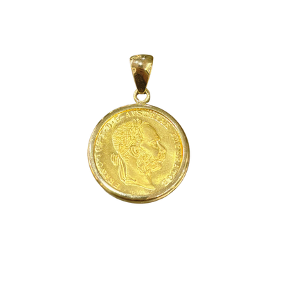 Pendentif Pièce - Or Jaune 750 & Pièce 1 Ducat