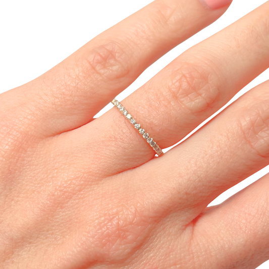 Bague Alliance - Or Jaune 585 & Diamants