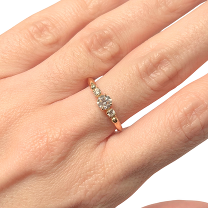 Bague Ponyo - Or Jaune 750 & Diamants