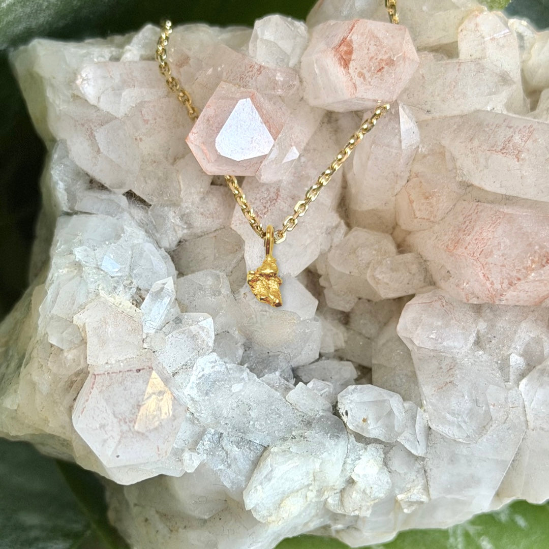 Pendentif Pépite Naturelle - Or Jaune 900/1000