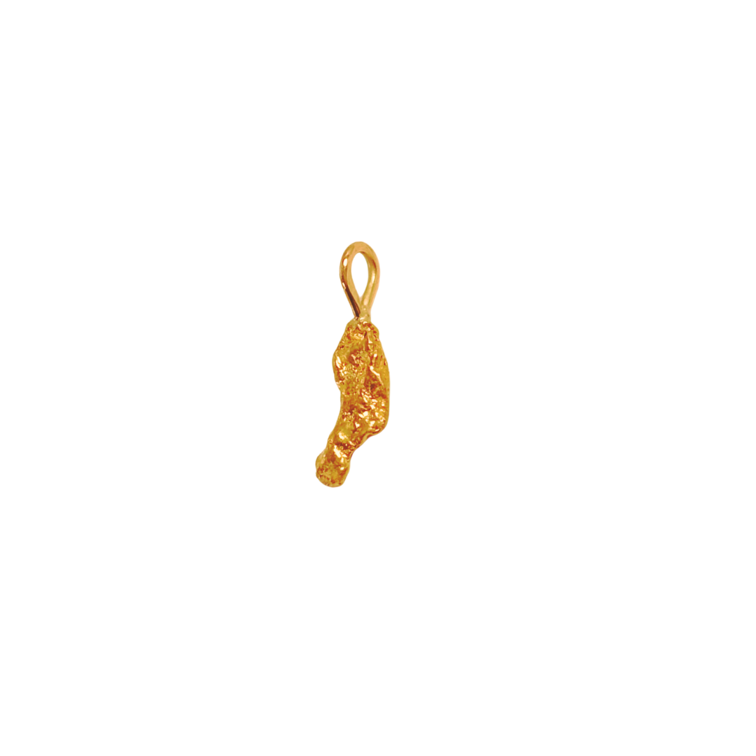 Pendentif Pépite Naturelle - Or Jaune 999/1000