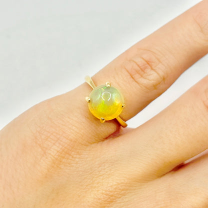 Bague Natori - Or Jaune 750 & Opale