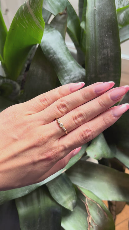 Bague Ponyo - Or Jaune 750 & Diamants