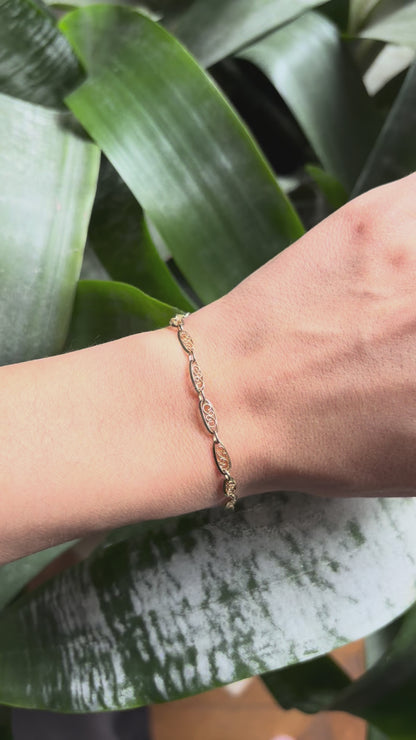 Bracelet Filigrane - Or Jaune 750