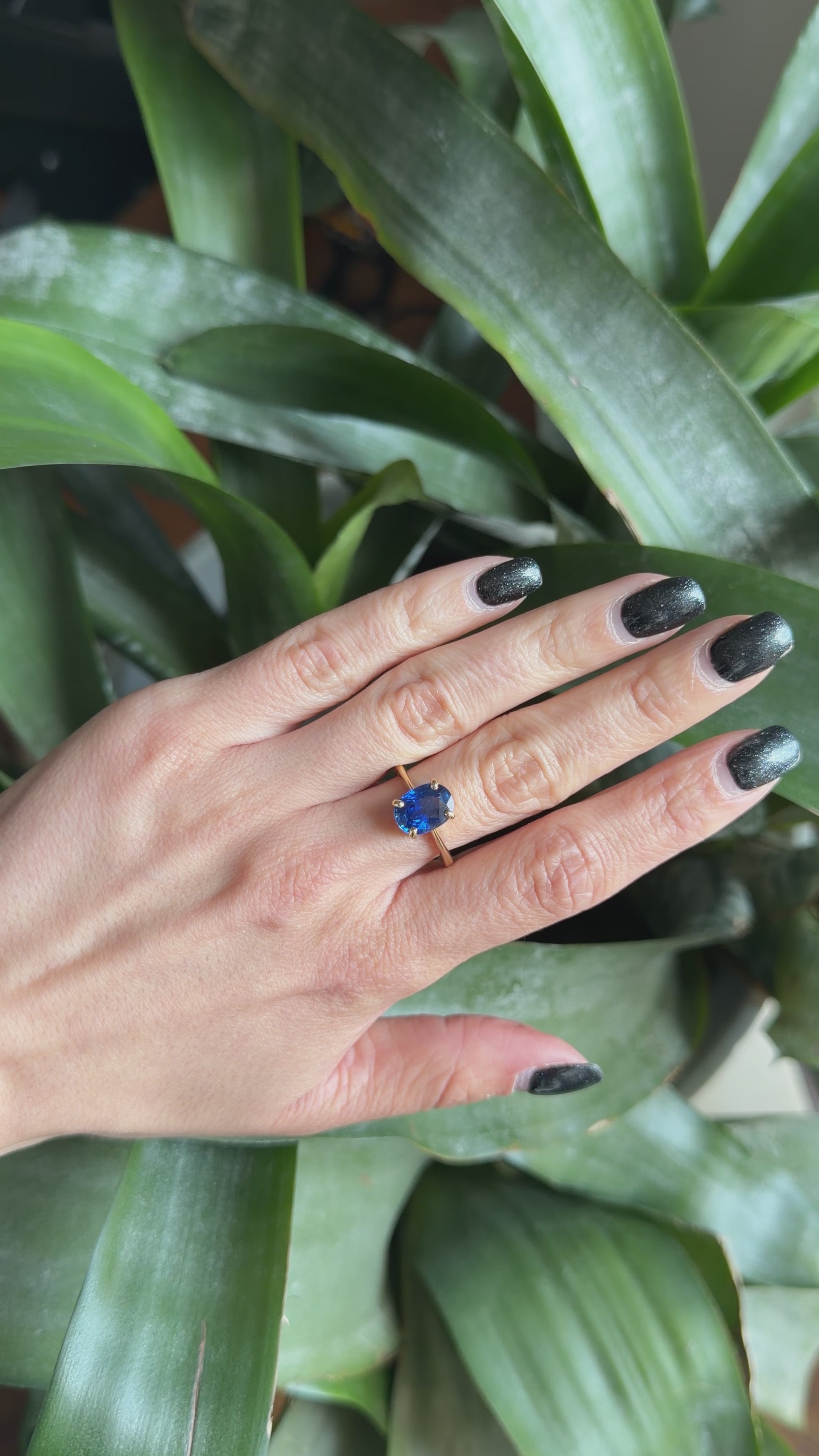 Bague Lapuna - Or Jaune 750 & Saphir de Ceylan