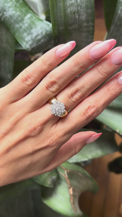 Bague Marguerite - Or Jaune 750 & Diamants