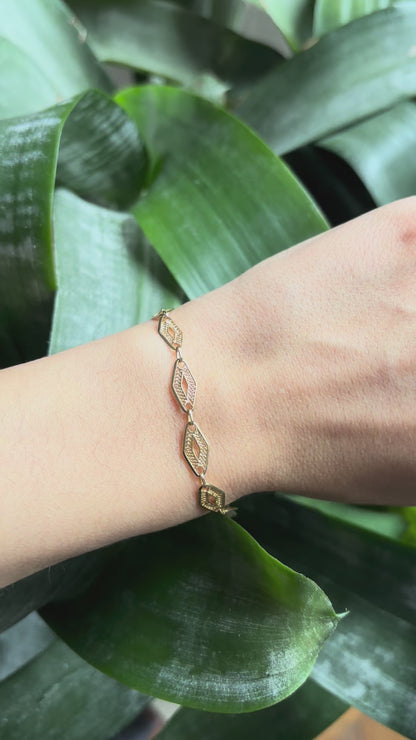 Bracelet Filigrane - Or Jaune 750