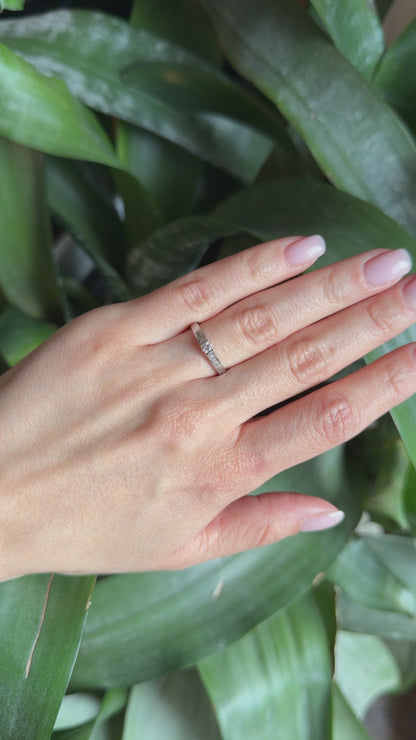 Bague Solitaire - Or Blanc 750 & Diamants