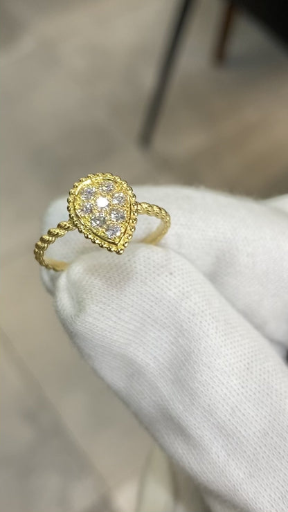 Bague Boucheron - Or Jaune 750 & Diamants