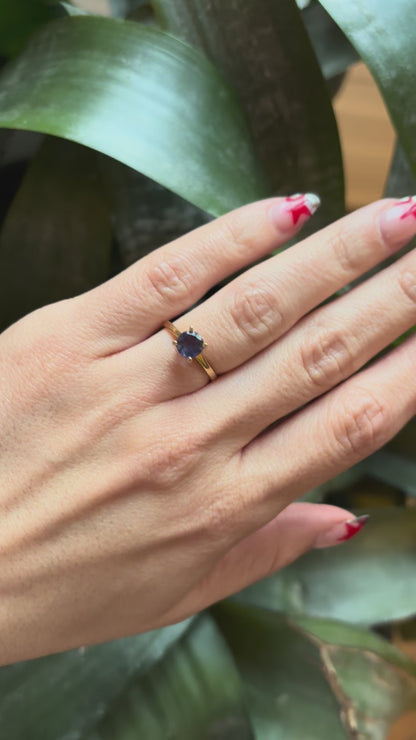 Bague Lapuna - Or Jaune 750 & Iolite