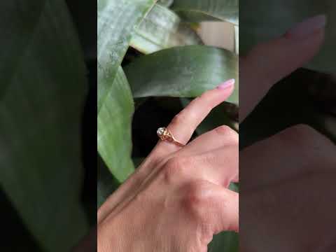 Bague Solitaire Vintage - Or Jaune 750 & Diamant