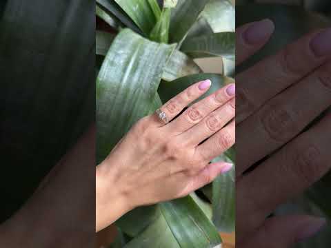 Bague Solitaire Art Déco - Platine 950 & Diamants