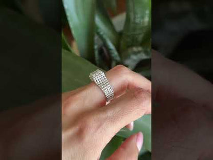 Bague Pavée - Or Blanc 750 & Diamants