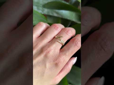 Bague Reflet - Or Jaune 750 & Diamants