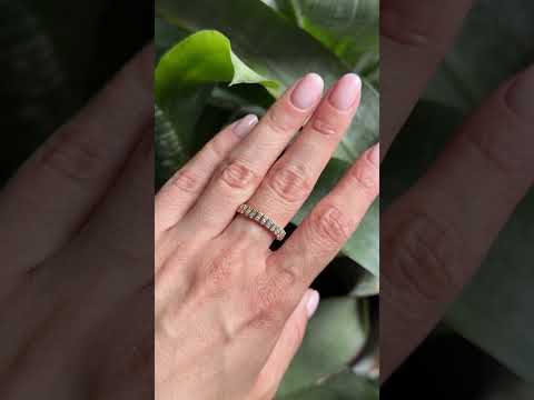 Bague Alliance - Or Jaune 750 & Diamants