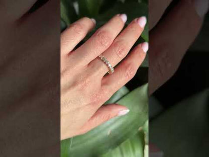 Bague Alliance Tour Complet - Or Jaune 750 & Diamants