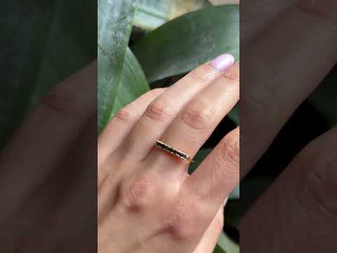 Bague Alliance - Or Jaune 750 & Saphirs